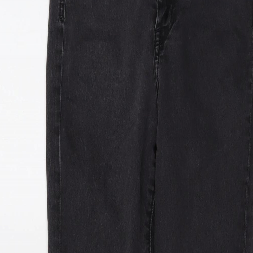 H&M Womens Grey Cotton Skinny Jeans Size 29 in L27 in Regular Button