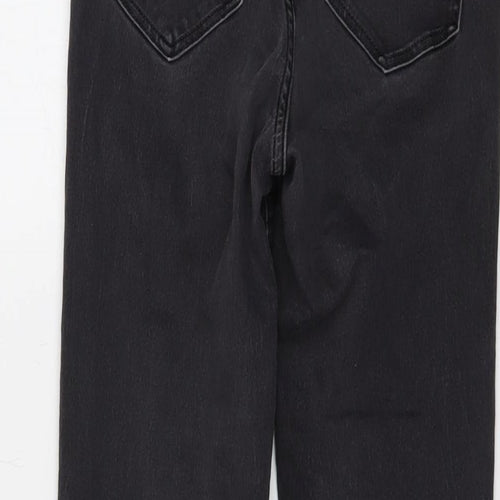 H&M Womens Grey Cotton Skinny Jeans Size 29 in L27 in Regular Button