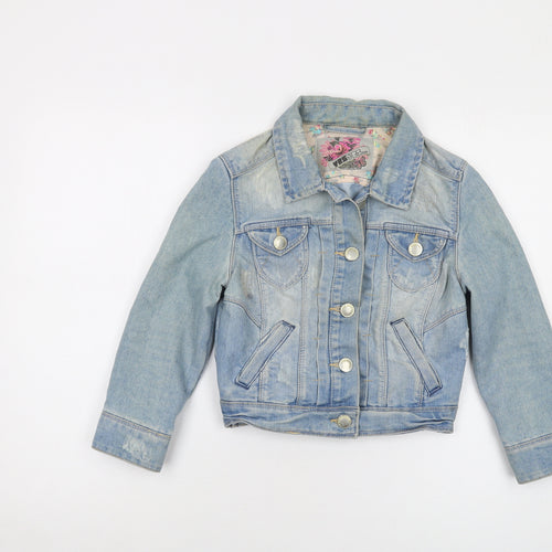 New Look Womens Blue Jacket Size 8 Button