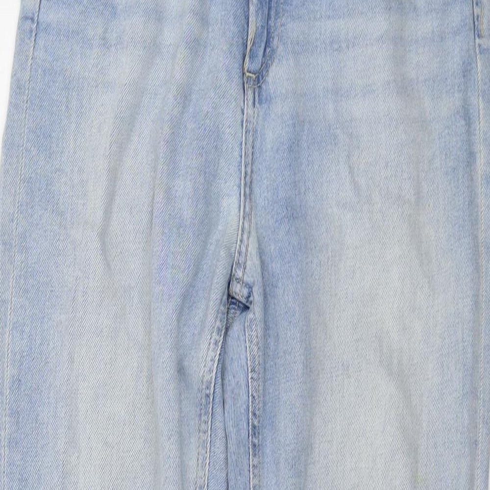 ASOS Womens Blue Cotton Mom Jeans Size 26 in L26 in Regular Button