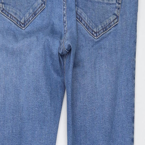 NEXT Mens Blue Cotton Skinny Jeans Size 30 in L28 in Regular Button