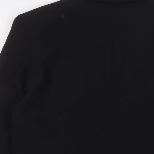 Warehouse Womens Black Jacket Blazer Size 16 Button