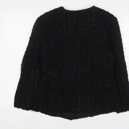 Mark Angelo Womens Black Jacket Blazer Size 14 Button