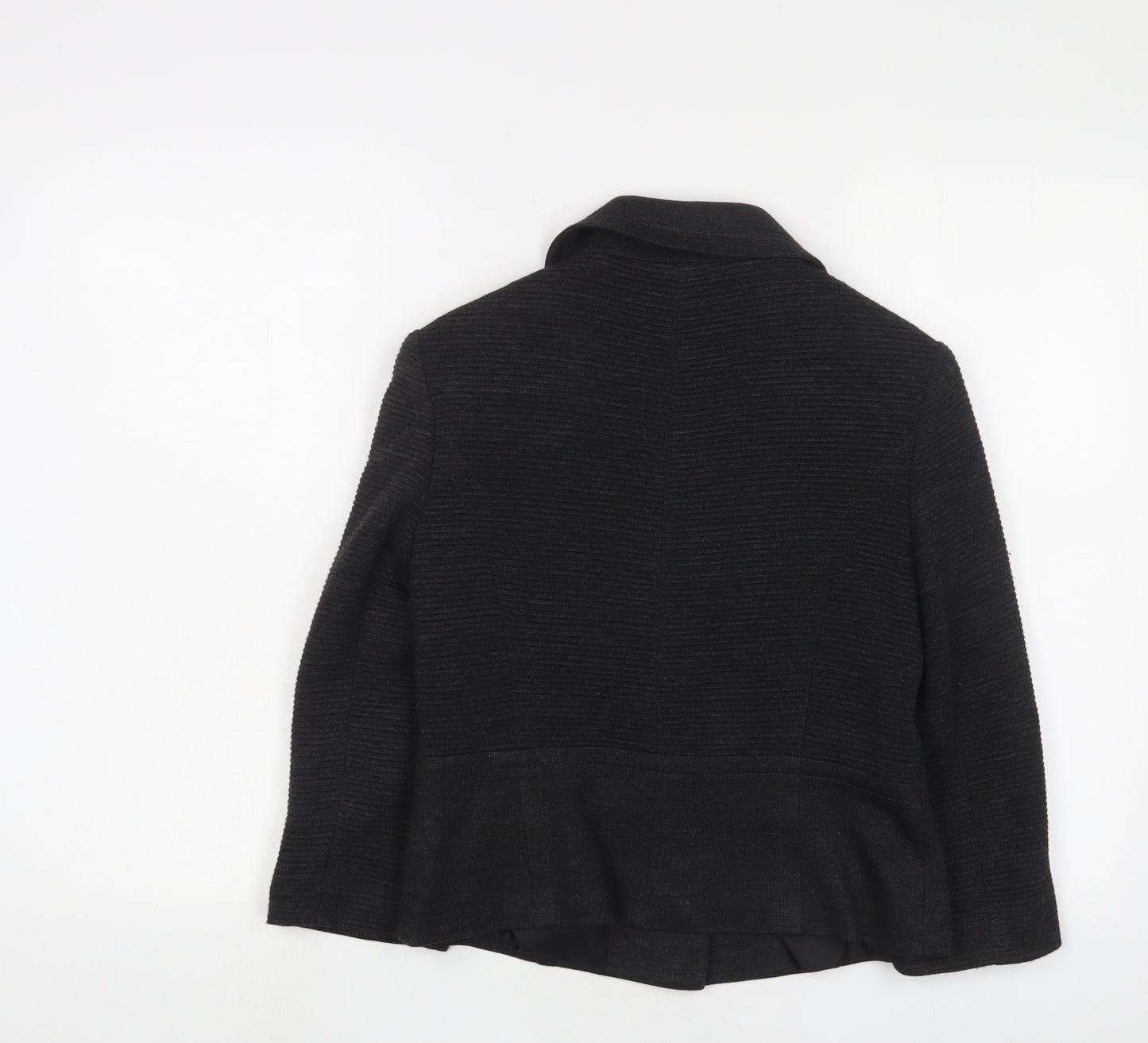 Marks and Spencer Womens Grey Jacket Size 10 Button