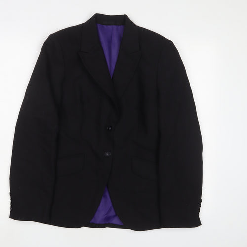 NEXT Womens Black Jacket Blazer Size 8 Button
