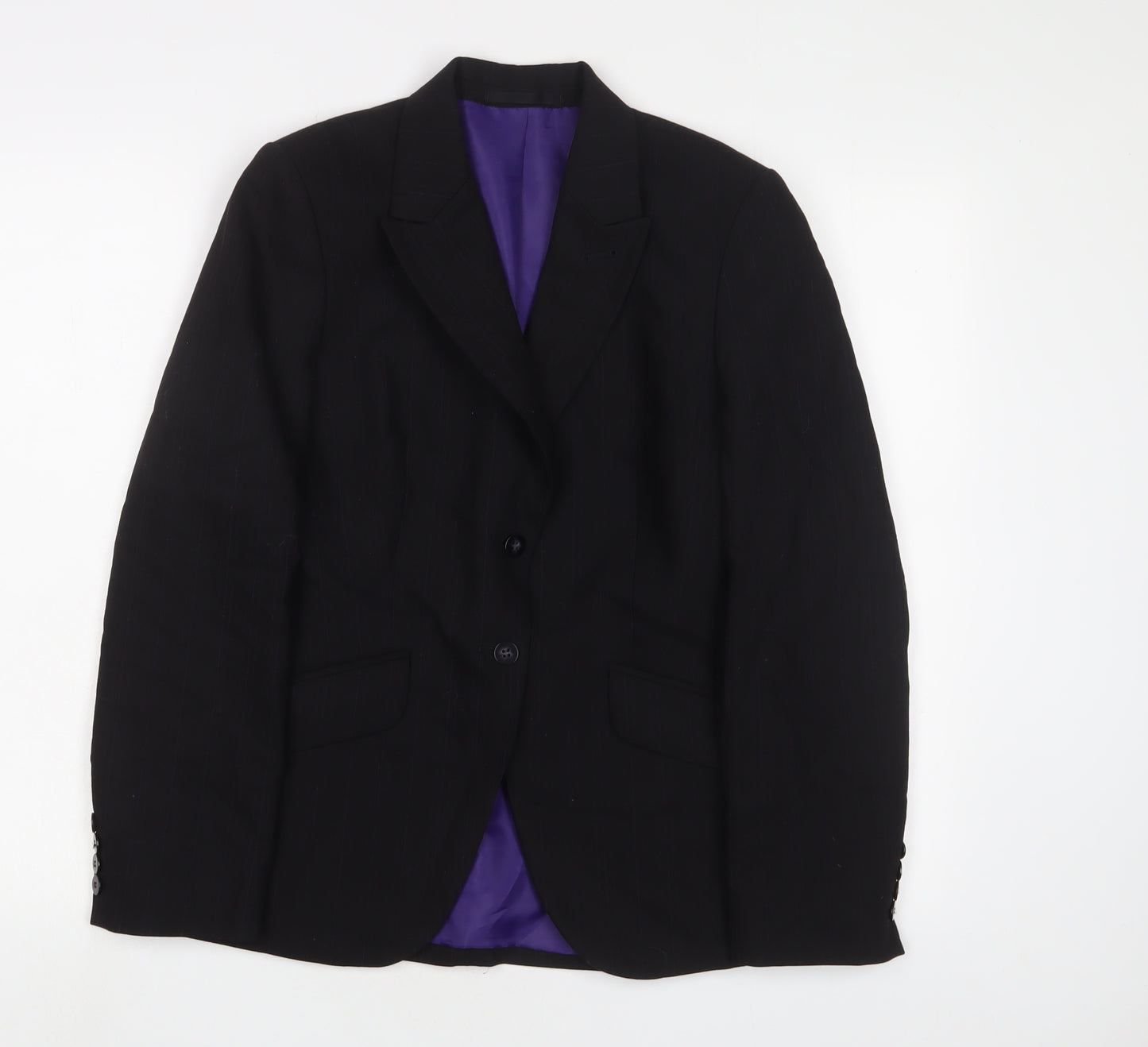NEXT Womens Black Jacket Blazer Size 8 Button