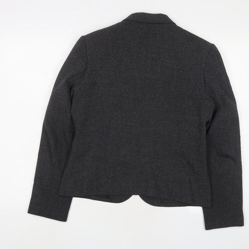 NEXT Womens Grey Jacket Blazer Size 12 Button