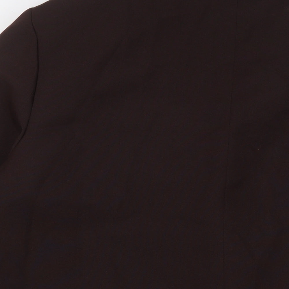 COLLUSION Womens Brown Jacket Blazer Size 3XL Button