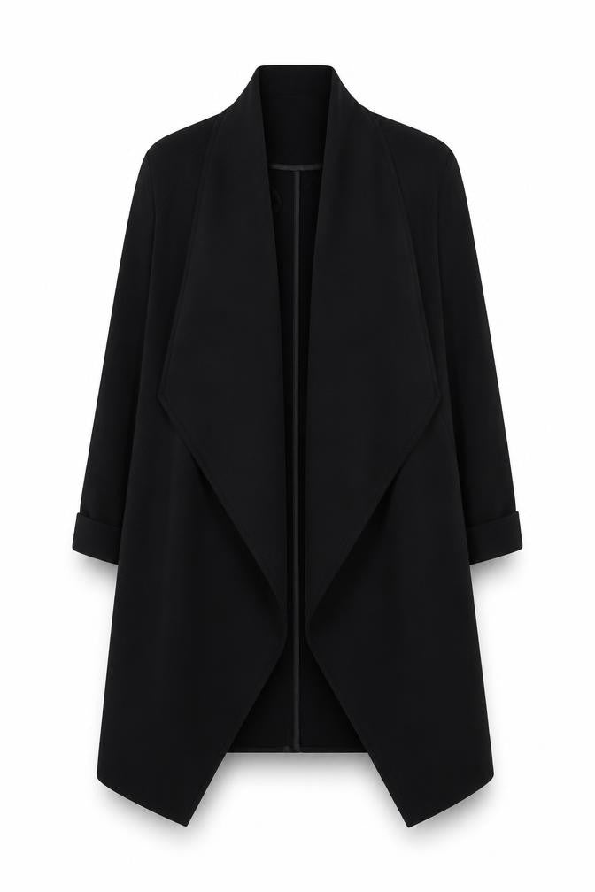 New Look Womens Black Jacket Size 10 - Open