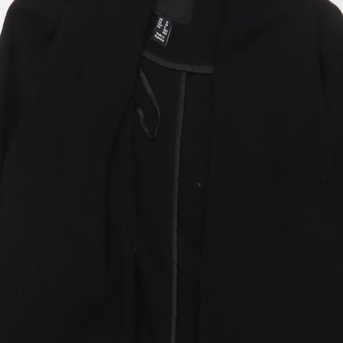 New Look Womens Black Jacket Size 10 - Open