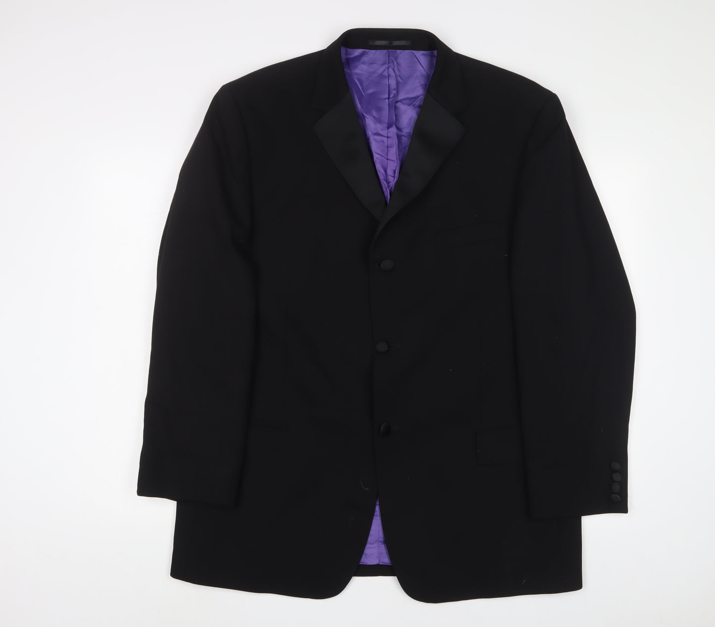 Daniel Hechter Mens Black Wool Jacket Suit Jacket Size 44 Regular