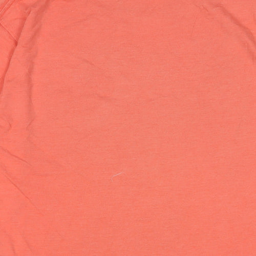 Saltrock Mens Orange Cotton T-Shirt Size XL Crew Neck