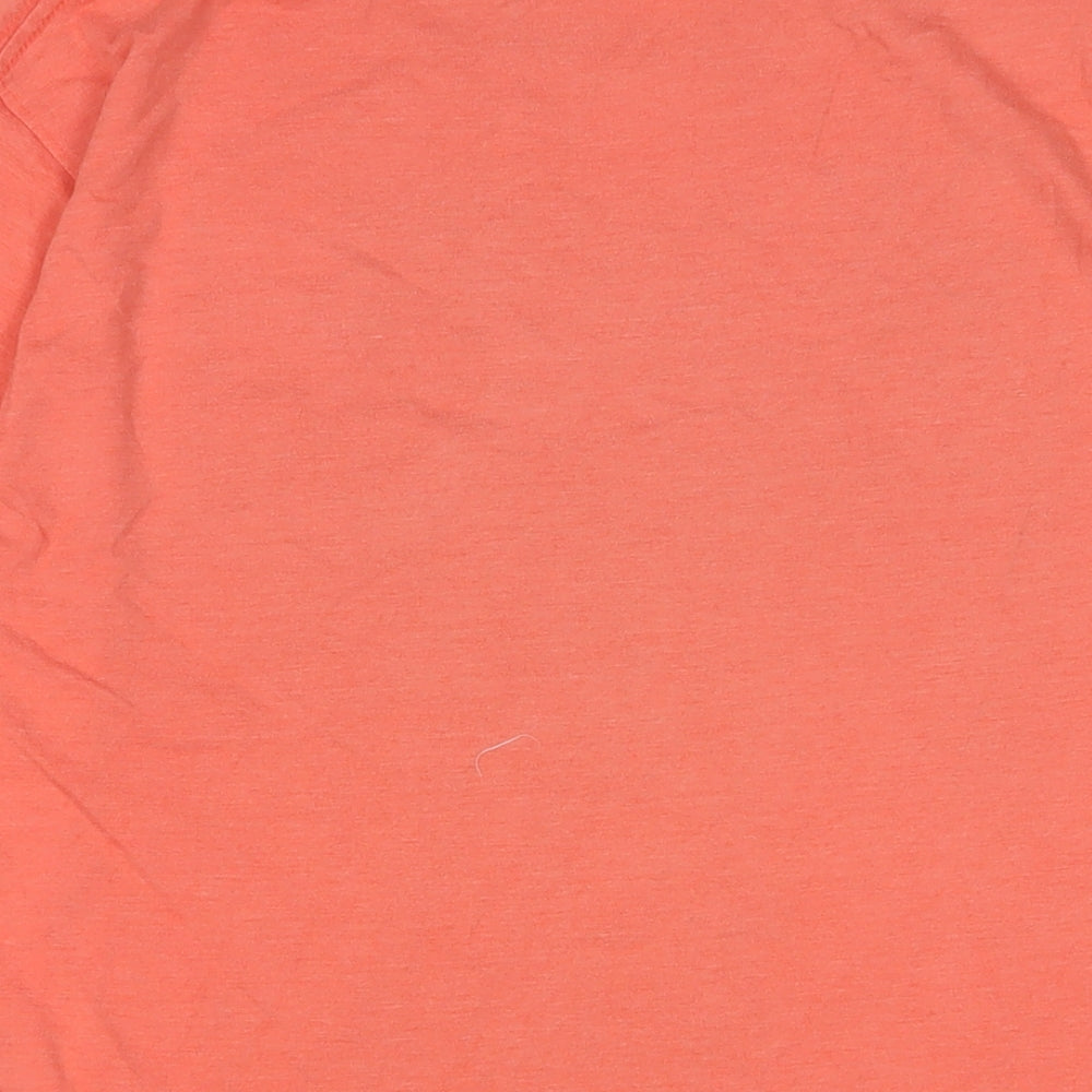 Saltrock Mens Orange Cotton T-Shirt Size XL Crew Neck