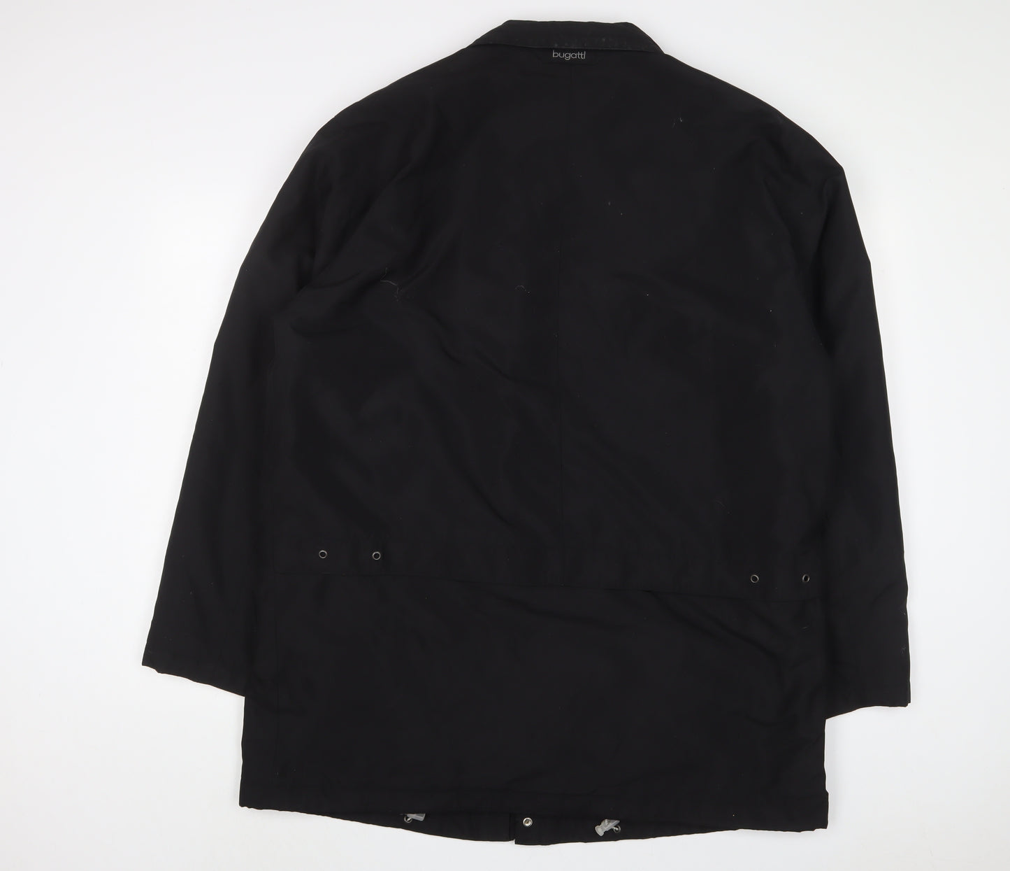 Bugatti Womens Black Quilted Coat Size XL Zip