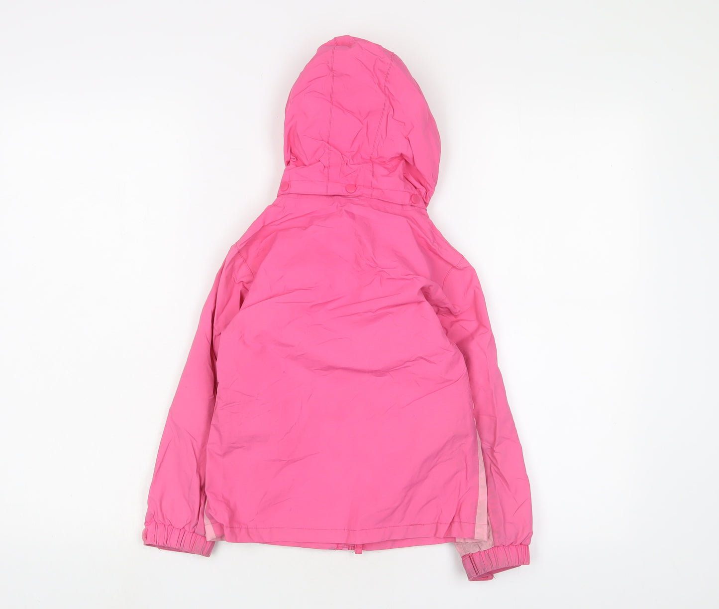 Mountain Warehouse Girls Pink Basic Coat Coat Size 5-6 Years Zip