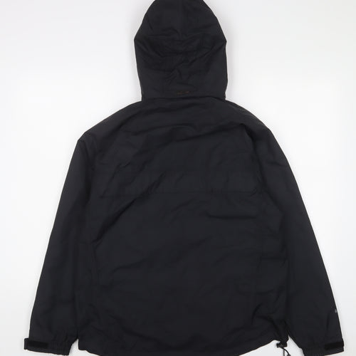 LIFE Womens Black Jacket Coat Size 12 Zip