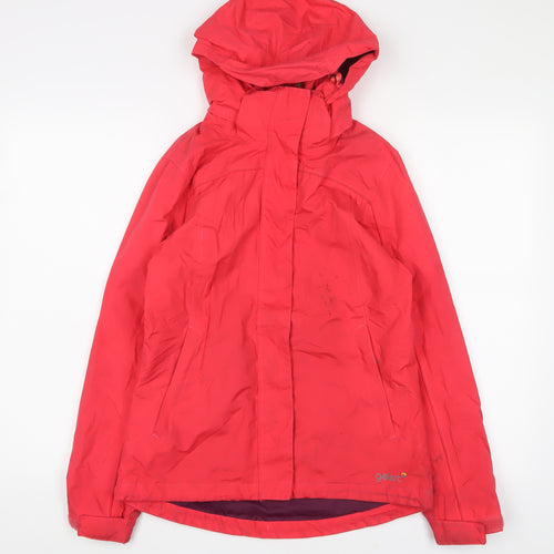 Gelert Womens Pink Jacket Coat Size 8 Zip - Logo