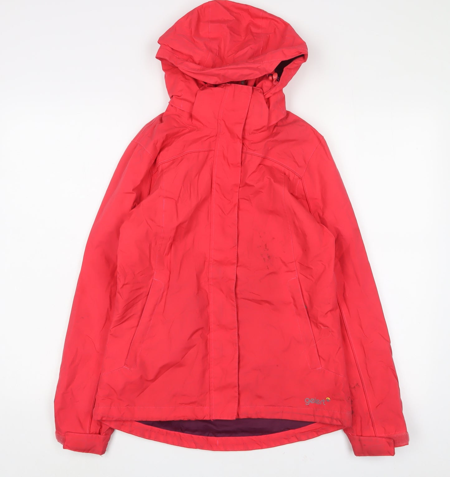 Gelert Womens Pink Jacket Coat Size 8 Zip - Logo