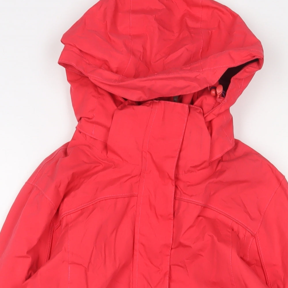 Gelert Womens Pink Jacket Coat Size 8 Zip - Logo