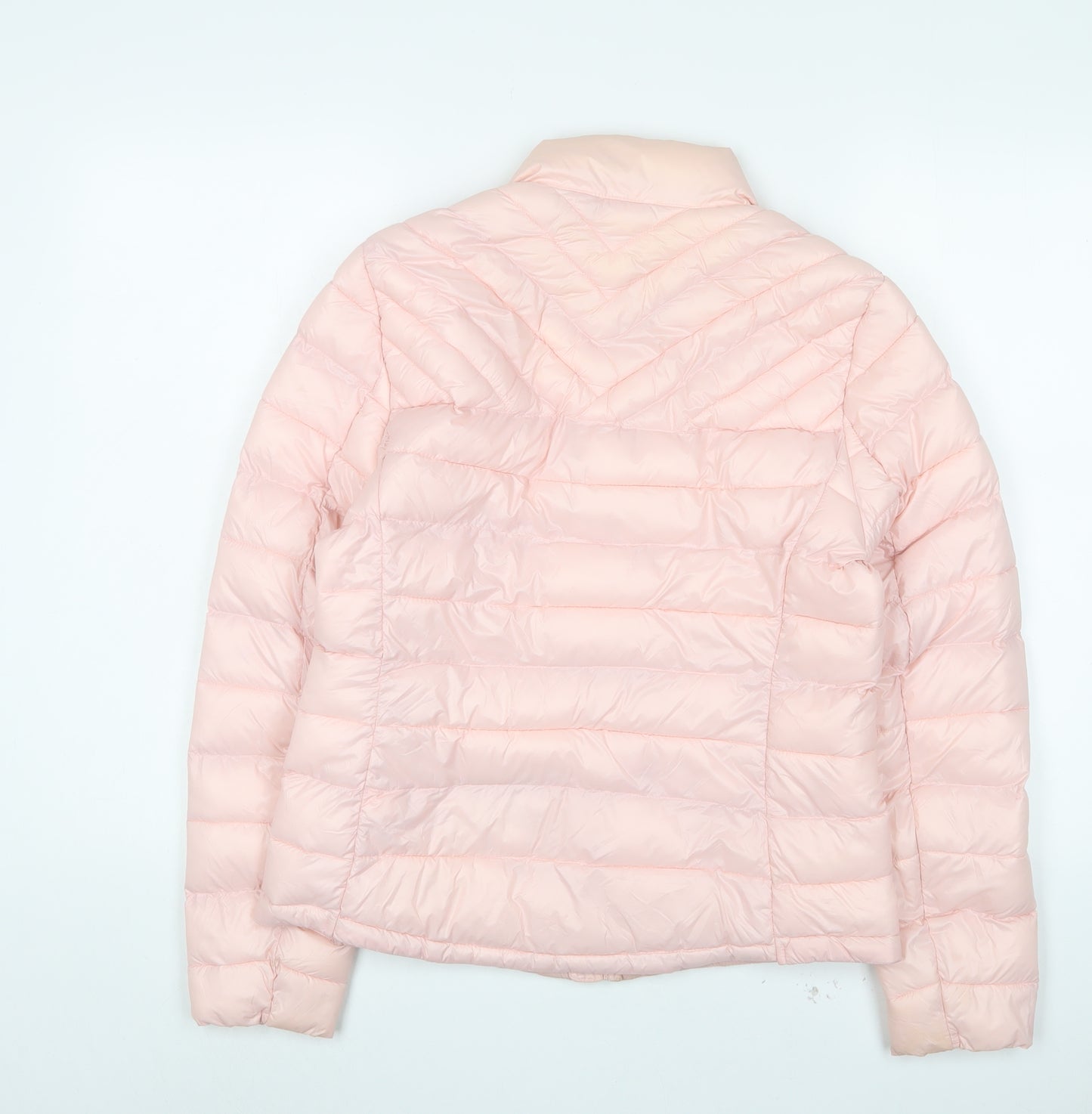 Gap Womens Pink Puffer Jacket Jacket Size M Zip - Zip Pockets