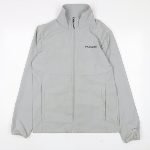 Columbia Mens Grey Jacket Size M Zip - Logo