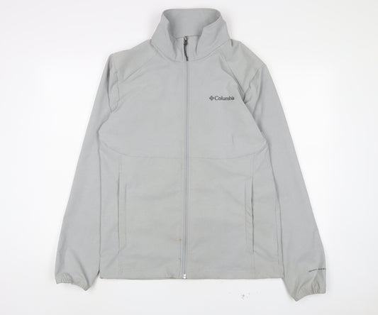 Columbia Mens Grey Jacket Size M Zip - Logo