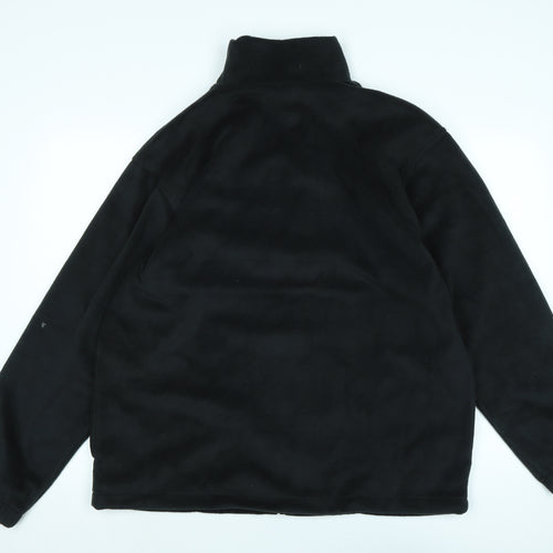 G&G Mens Black Jacket Size L Zip