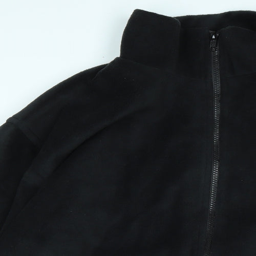 G&G Mens Black Jacket Size L Zip