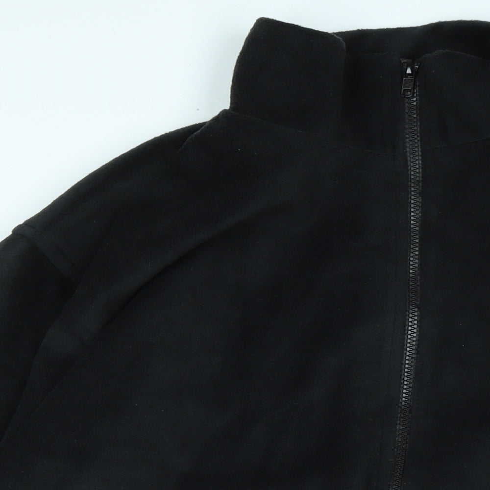 G&G Mens Black Jacket Size L Zip