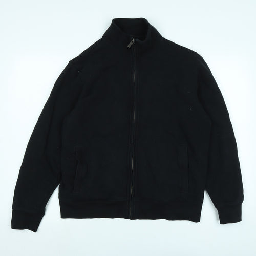Marks and Spencer Mens Black Jacket Size M Zip