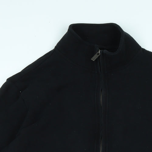 Marks and Spencer Mens Black Jacket Size M Zip