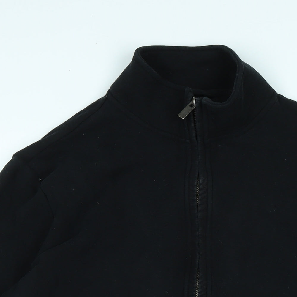 Marks and Spencer Mens Black Jacket Size M Zip