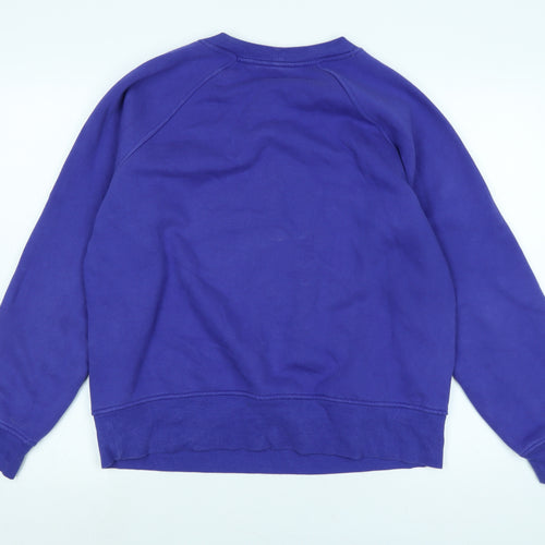 goodmove Womens Purple Polyester Pullover Sweatshirt Size 14