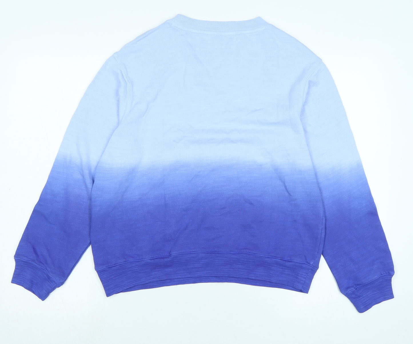 Marks and Spencer Womens Blue Polyester Pullover Sweatshirt Size S