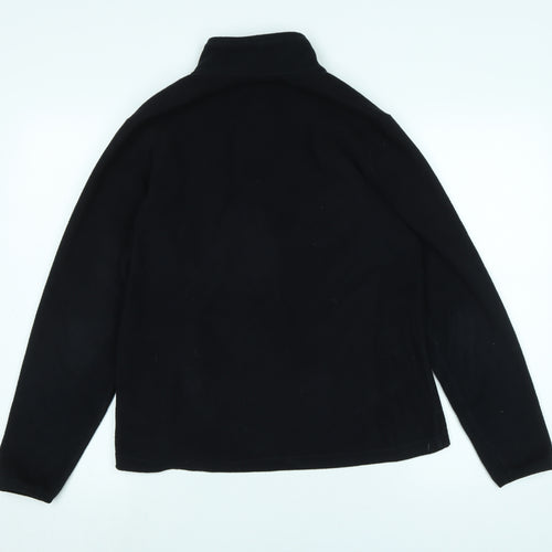 Marks and Spencer Womens Black Jacket Size 14 Zip