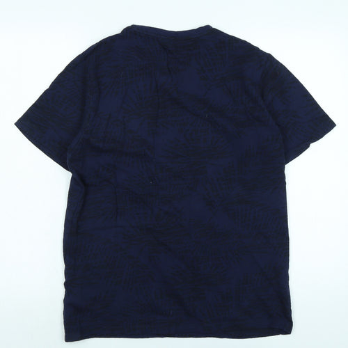 NEXT Womens Blue Cotton Basic T-Shirt Size M Crew Neck