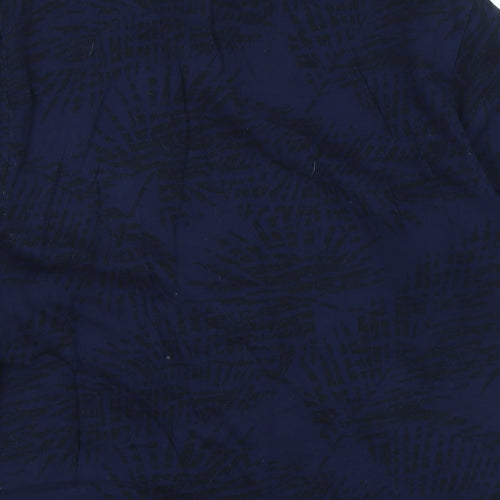 NEXT Womens Blue Cotton Basic T-Shirt Size M Crew Neck