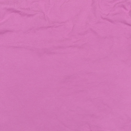 South Womens Purple Solid Cotton Top Pyjama Top Size 12