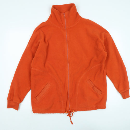 Berkertex Womens Orange Jacket Size M Zip