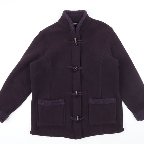 M&S Womens Purple Jacket Size 16 Zip