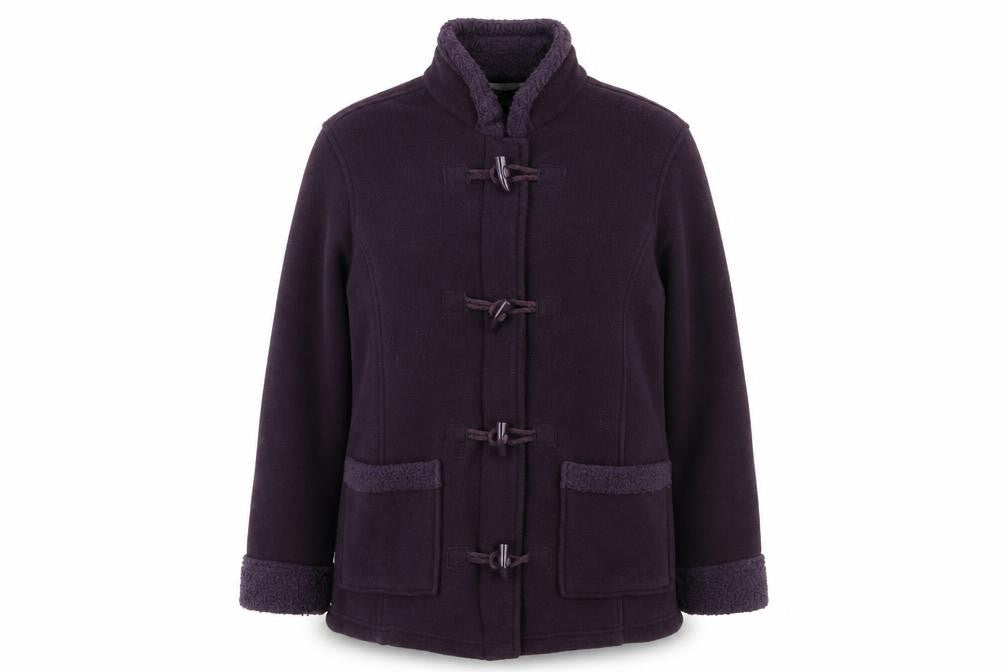 Marks & Spencer Womens Purple Jacket Size 16 Zip