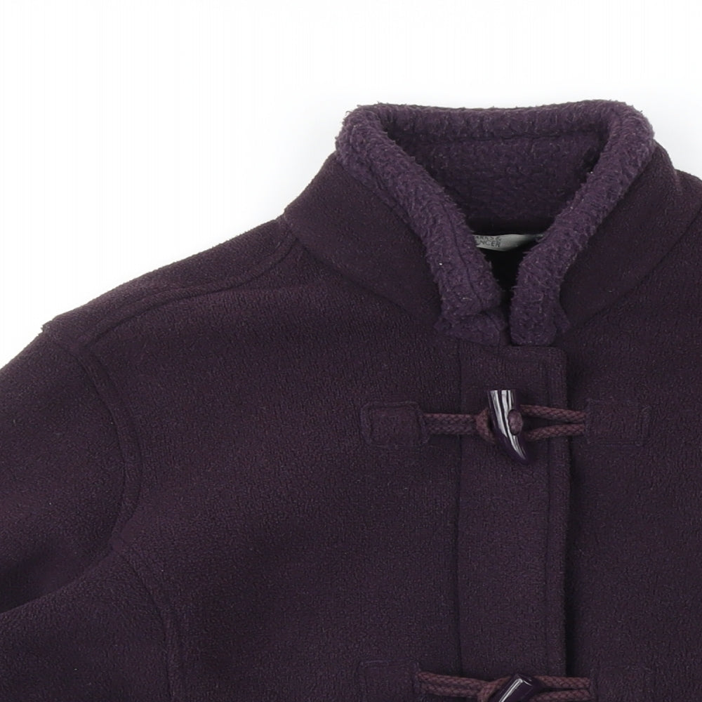 M&S Womens Purple Jacket Size 16 Zip