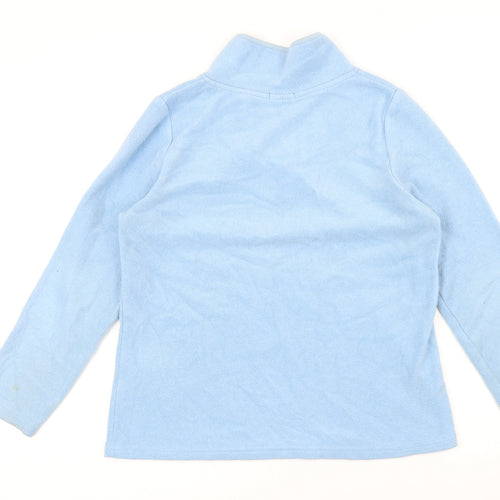 DASH Womens Blue Polyester Pullover Sweatshirt Size 16