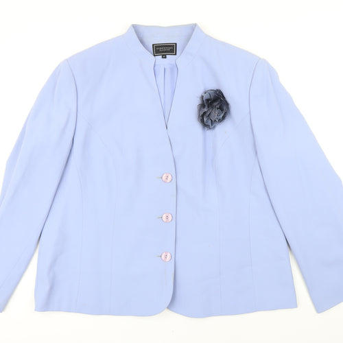 Debenhams Womens Purple Jacket Blazer Size 20 Button