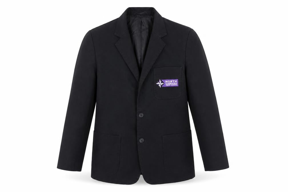 Trutex Boys Black Jacket Blazer Size L Button - North Huddersfield Trust School