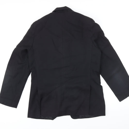 Trutex Boys Black Jacket Blazer Size L Button - North Huddersfield Trust School