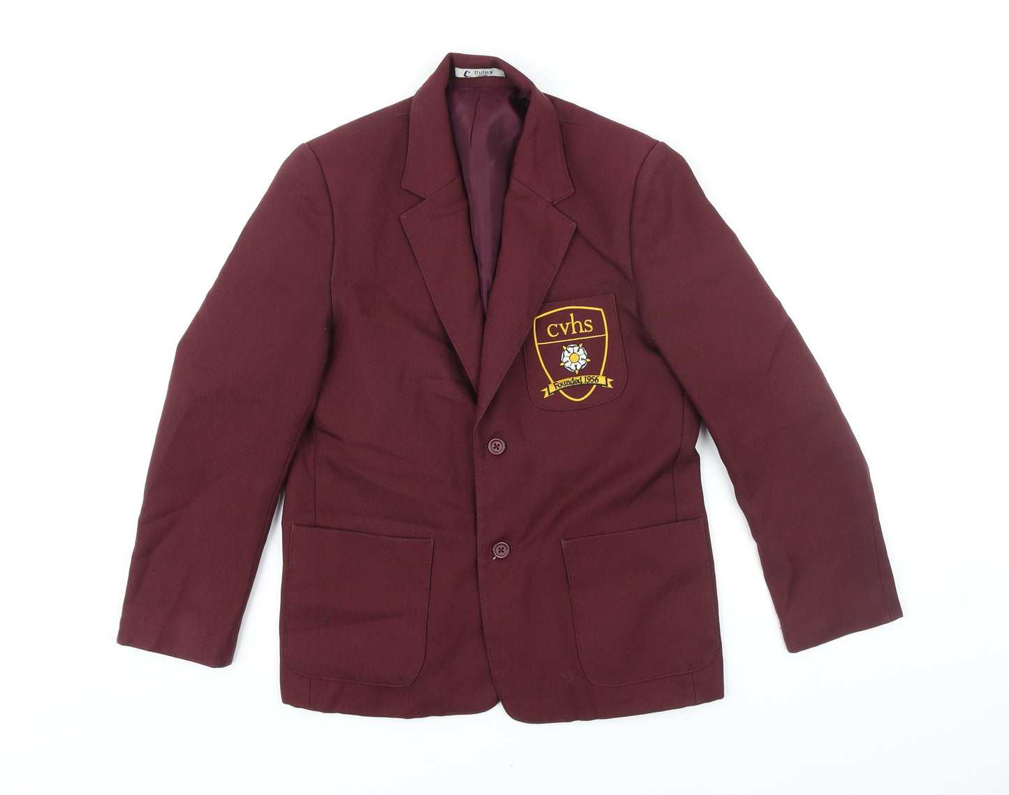 Trutex Girls Red Jacket Blazer Size M Button