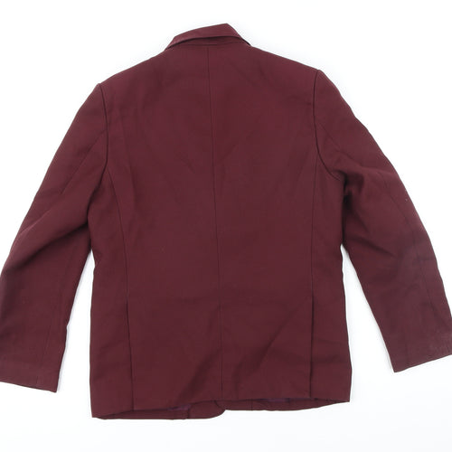 Trutex Girls Red Jacket Blazer Size M Button