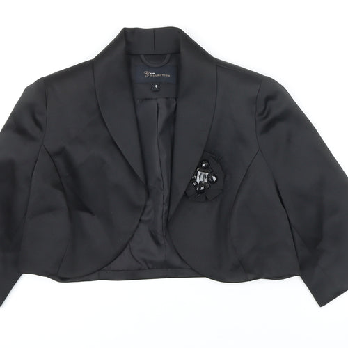Evie Womens Black Jacket Size 10