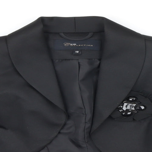 Evie Womens Black Jacket Size 10